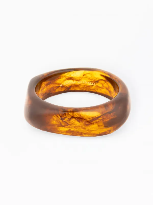 Tillie Bangle Bracelet | Tortoise made by Michelle McDowell
