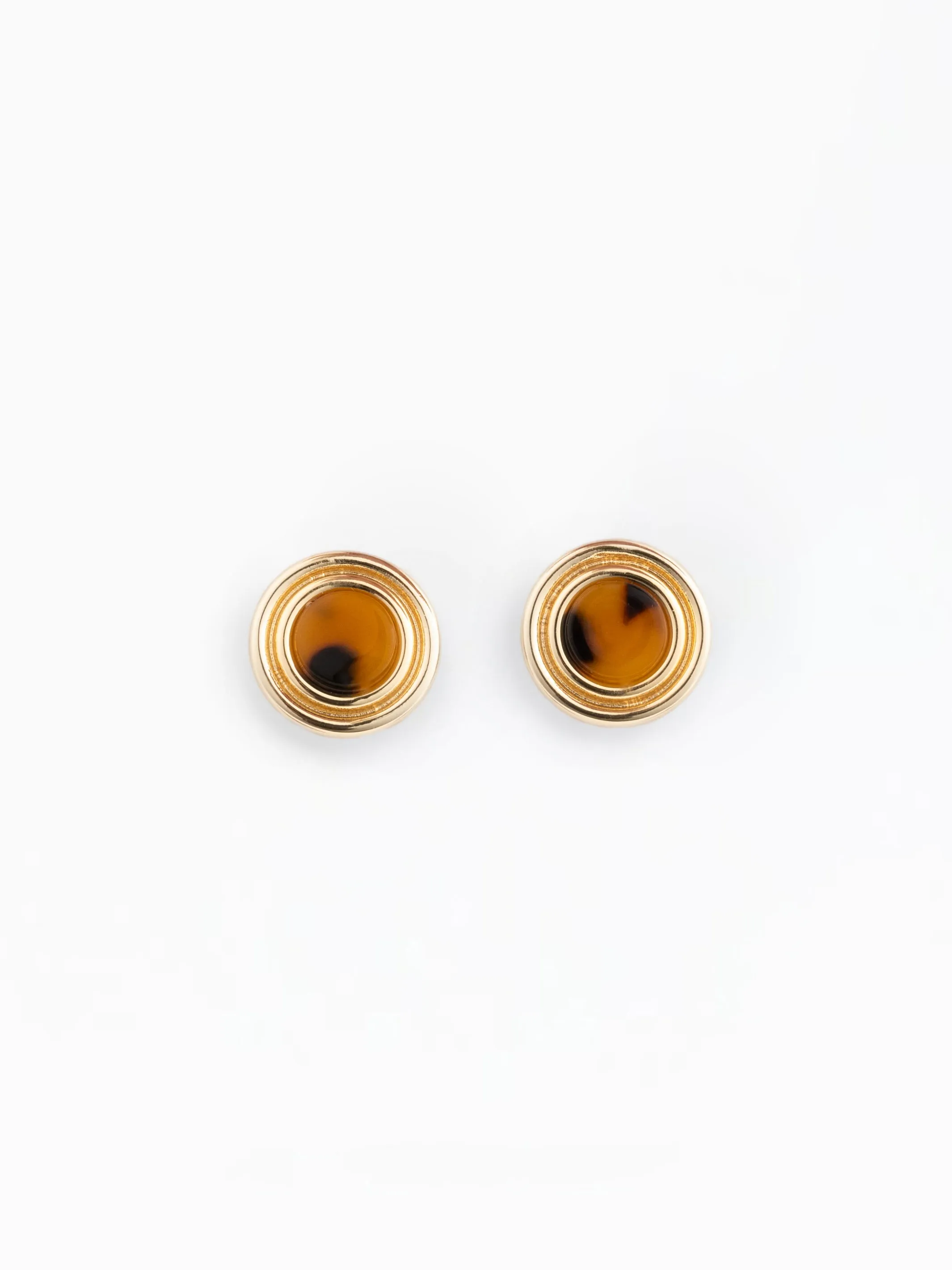 Minnie Stud Earrings | Tortoise sold by Michelle McDowell