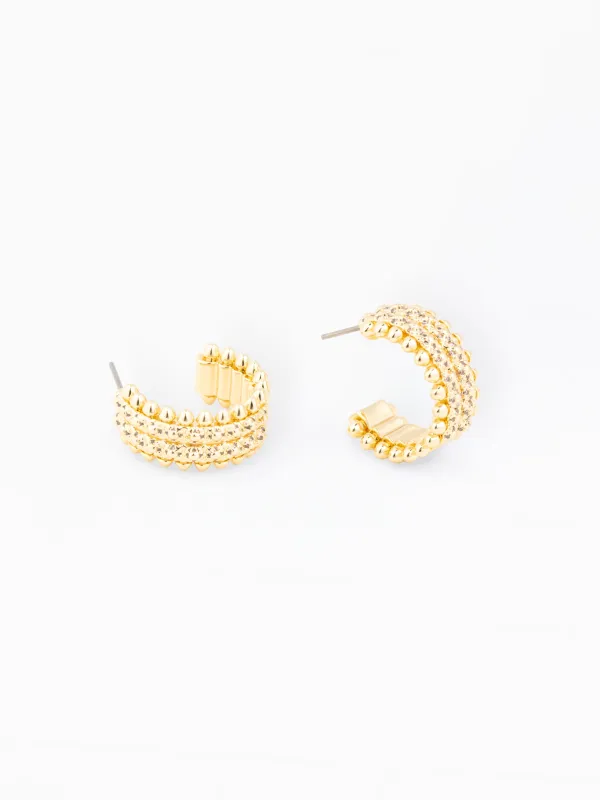 Alison Hoop Earrings made by Michelle McDowell
