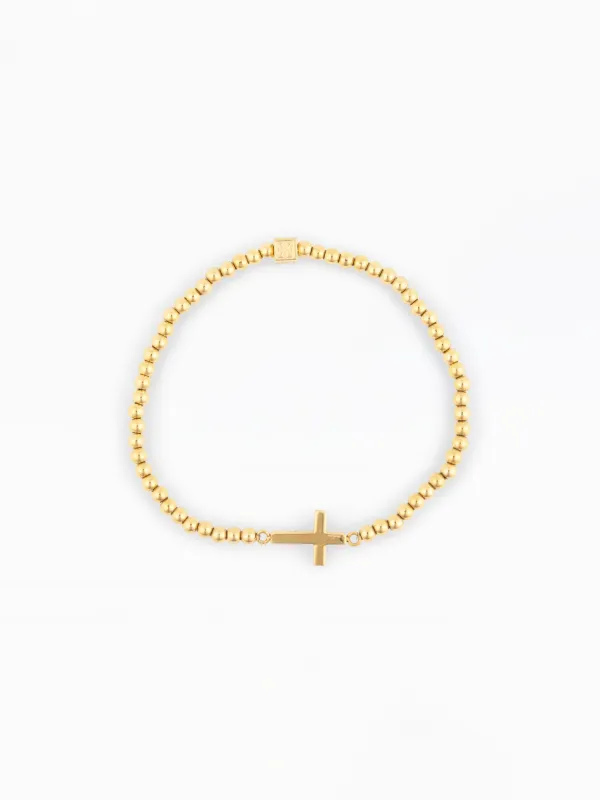 Elsie Waterproof Cross Bracelet made by Michelle McDowell