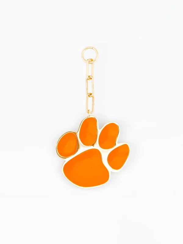 Clemson Bag Charm | Paw made by Michelle McDowell