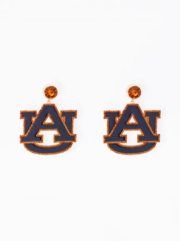 Auburn Drop Earrings made by Michelle McDowell