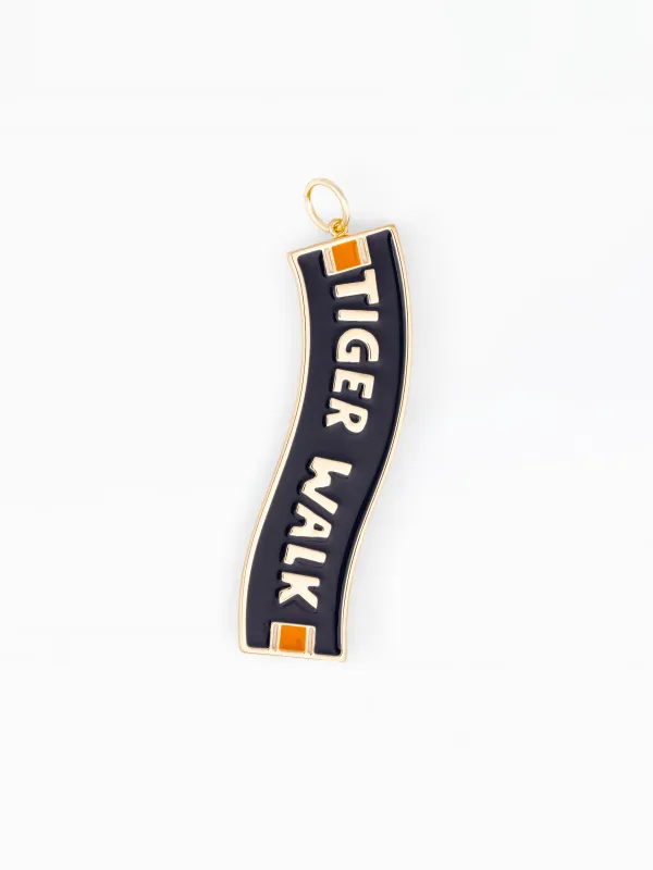 Auburn Bag Charm | Tiger Walk made by Michelle McDowell