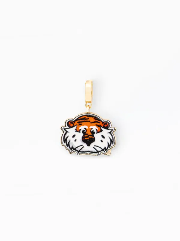 Auburn Sophie Charm | Aubie the Tiger made by Michelle McDowell