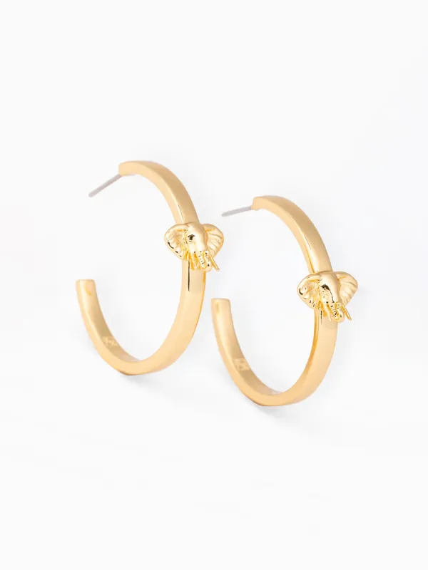 Eloise Hoop Earrings | Elephant made by Michelle McDowell