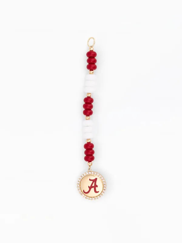 Alabama Bag Charm | Beaded made by Michelle McDowell