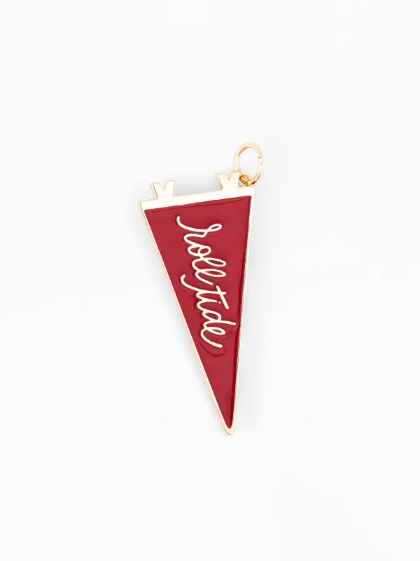 Alabama Bag Charm | Roll Tide Flag made by Michelle McDowell
