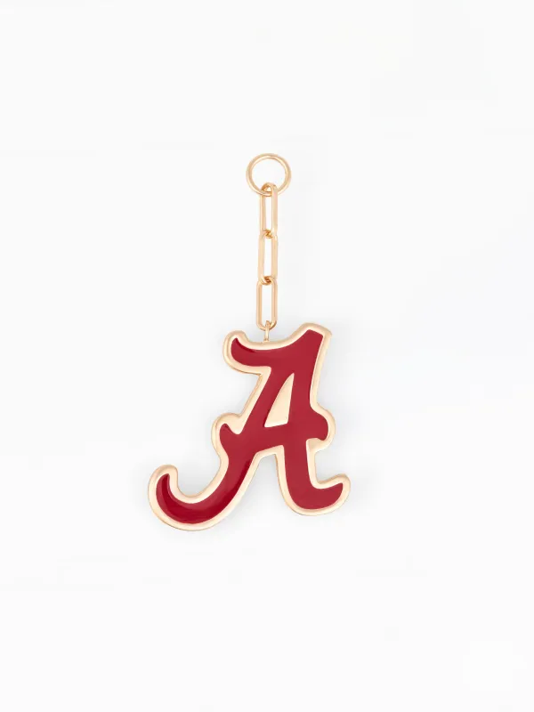 Alabama Bag Charm | "A" made by Michelle McDowell