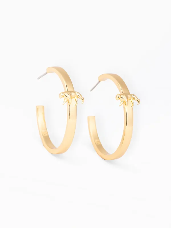 Eloise Hoop Earrings | Tiger made by Michelle McDowell