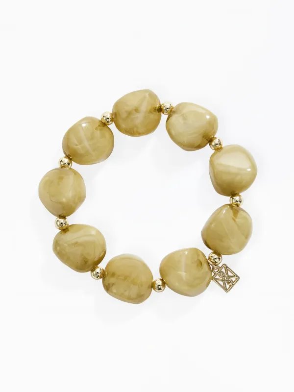 Lindon Beaded Bracelet | Olive made by Michelle McDowell