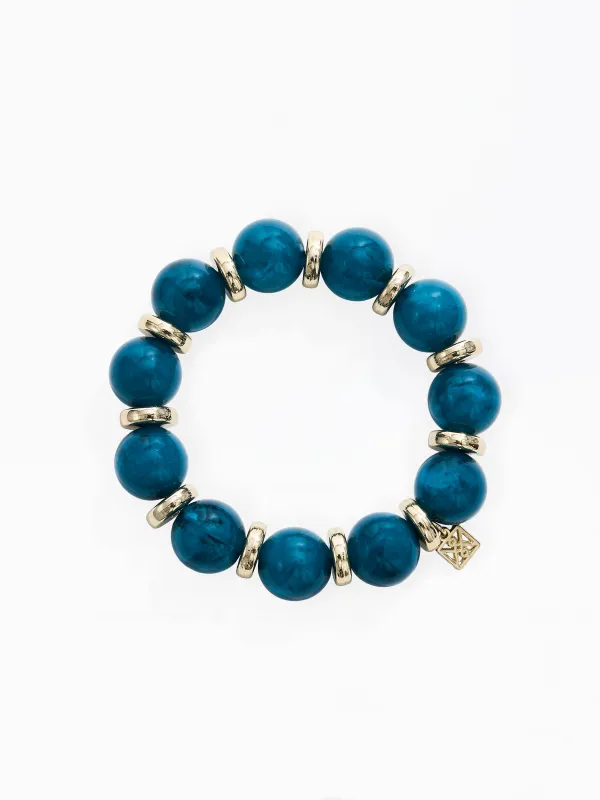 Sellah Beaded Bracelet | Blue made by Michelle McDowell