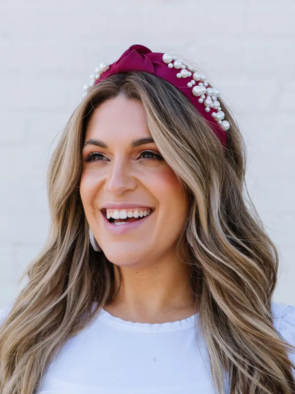 Samson Headband | Garnet sold by Michelle McDowell