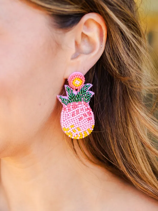 FINAL SALE - Pineapple Earrings sold by Michelle McDowell