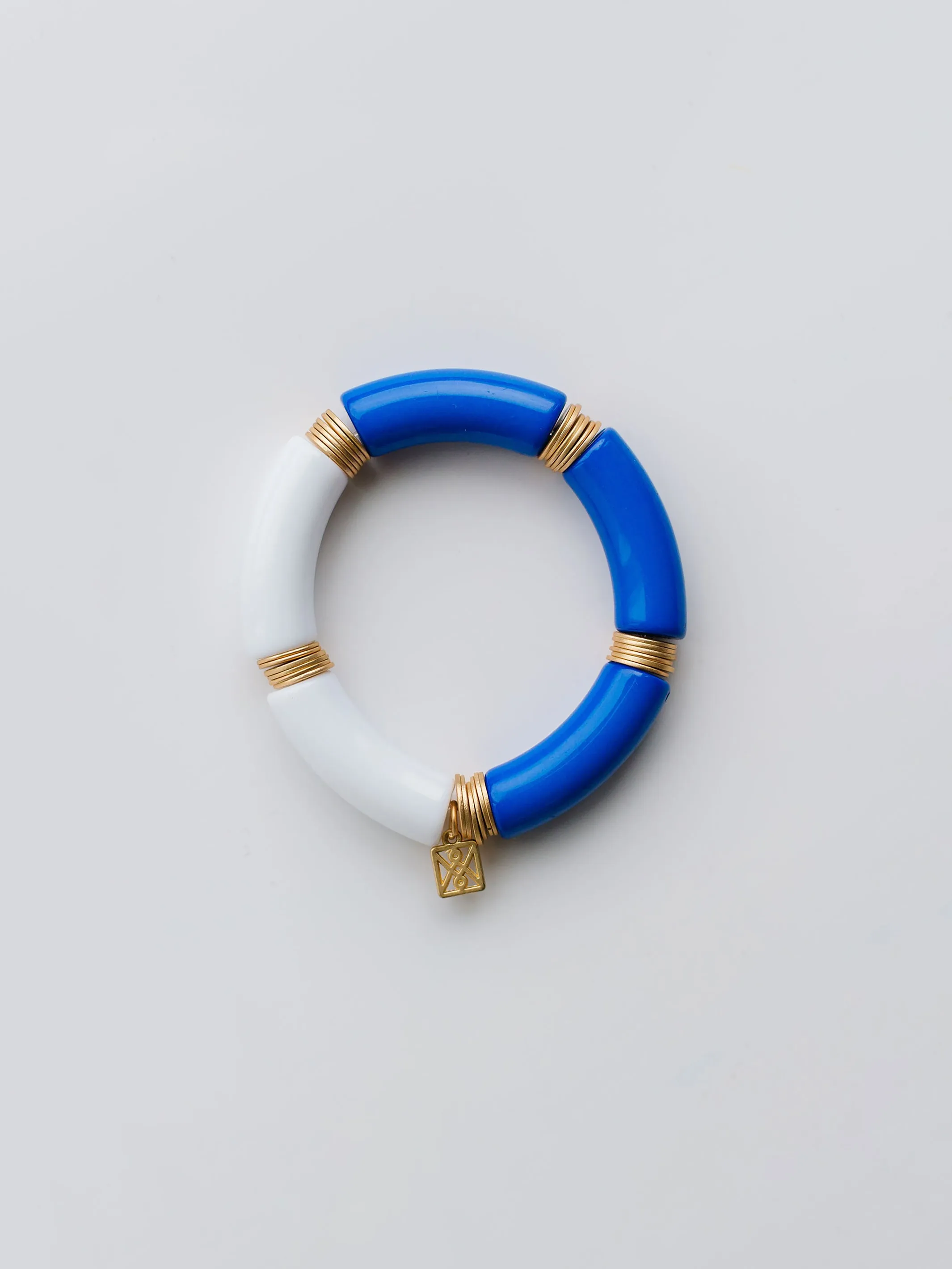 FINAL SALE - Brogan Bracelet | Blue + White sold by Michelle McDowell product image thumbnail 2