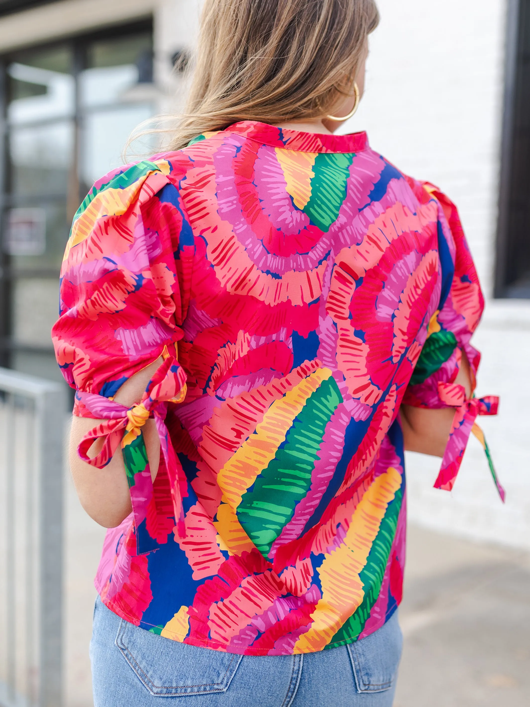 FINAL SALE - Louise Top | Showstopper Multi sold by Michelle McDowell product image thumbnail 4