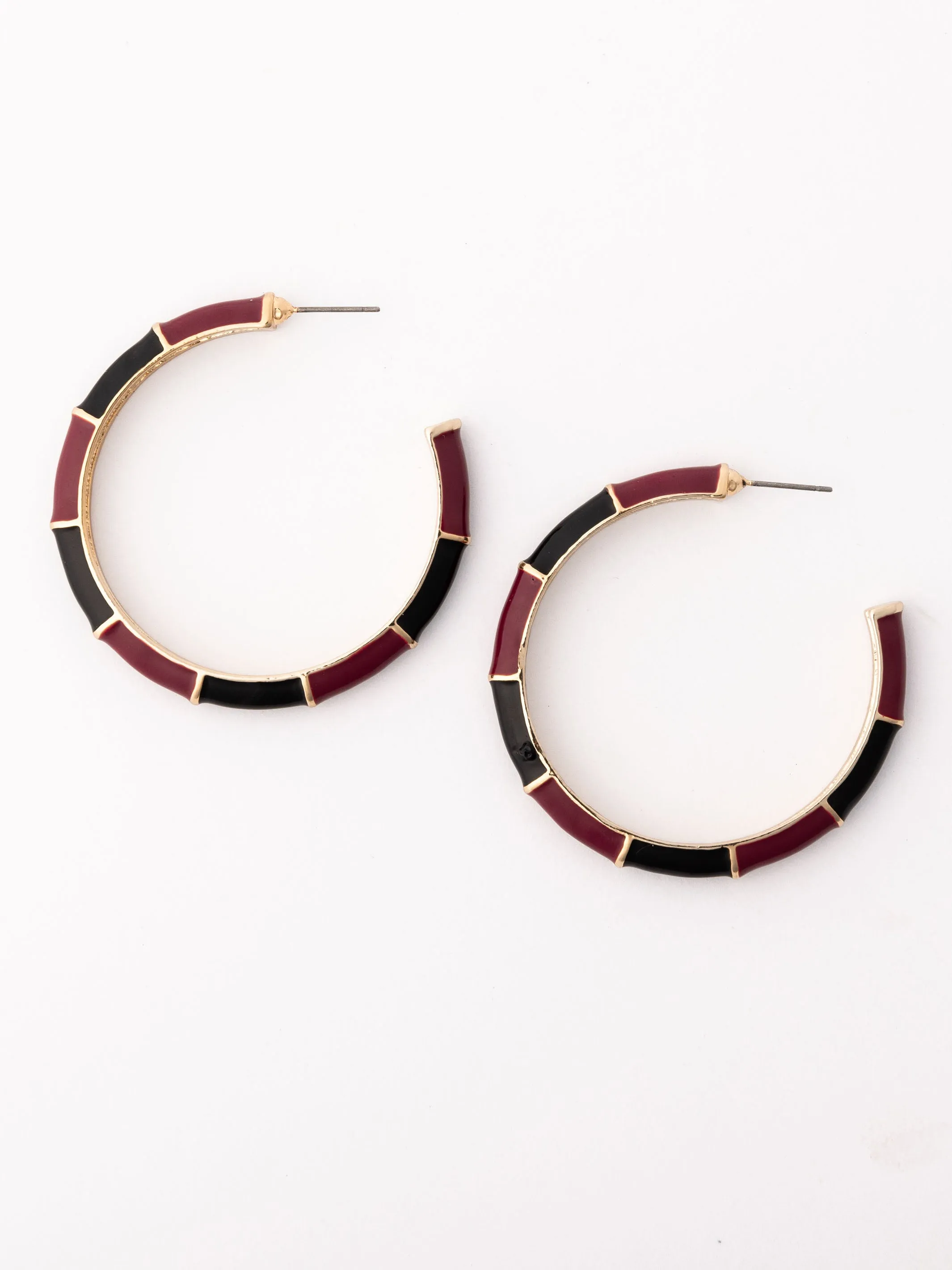 Ashlynn Earrings | Garnet + Black sold by Michelle McDowell product image thumbnail 3