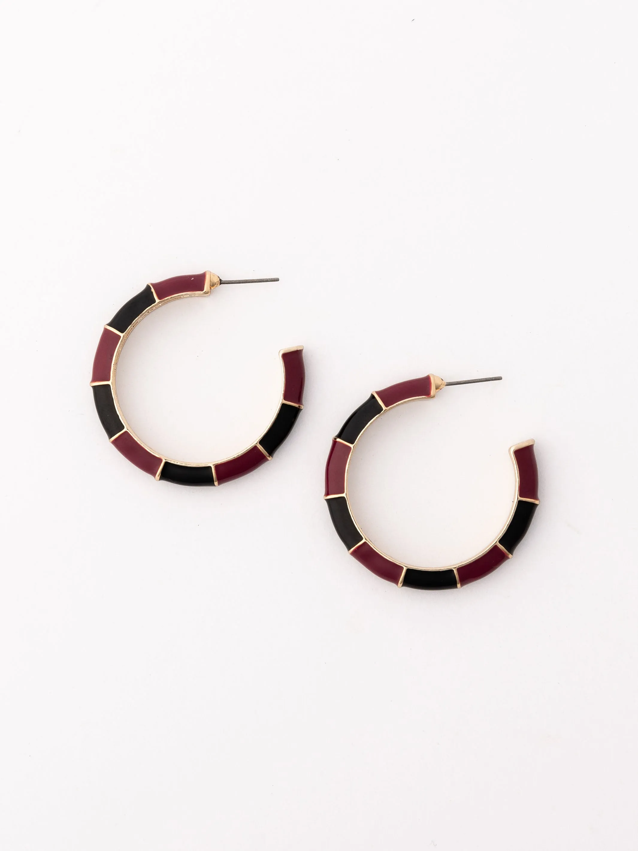 Ashlynn Earrings | Garnet + Black sold by Michelle McDowell product image thumbnail 2