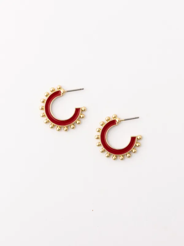 Hadley Earrings | Red sold by Michelle McDowell