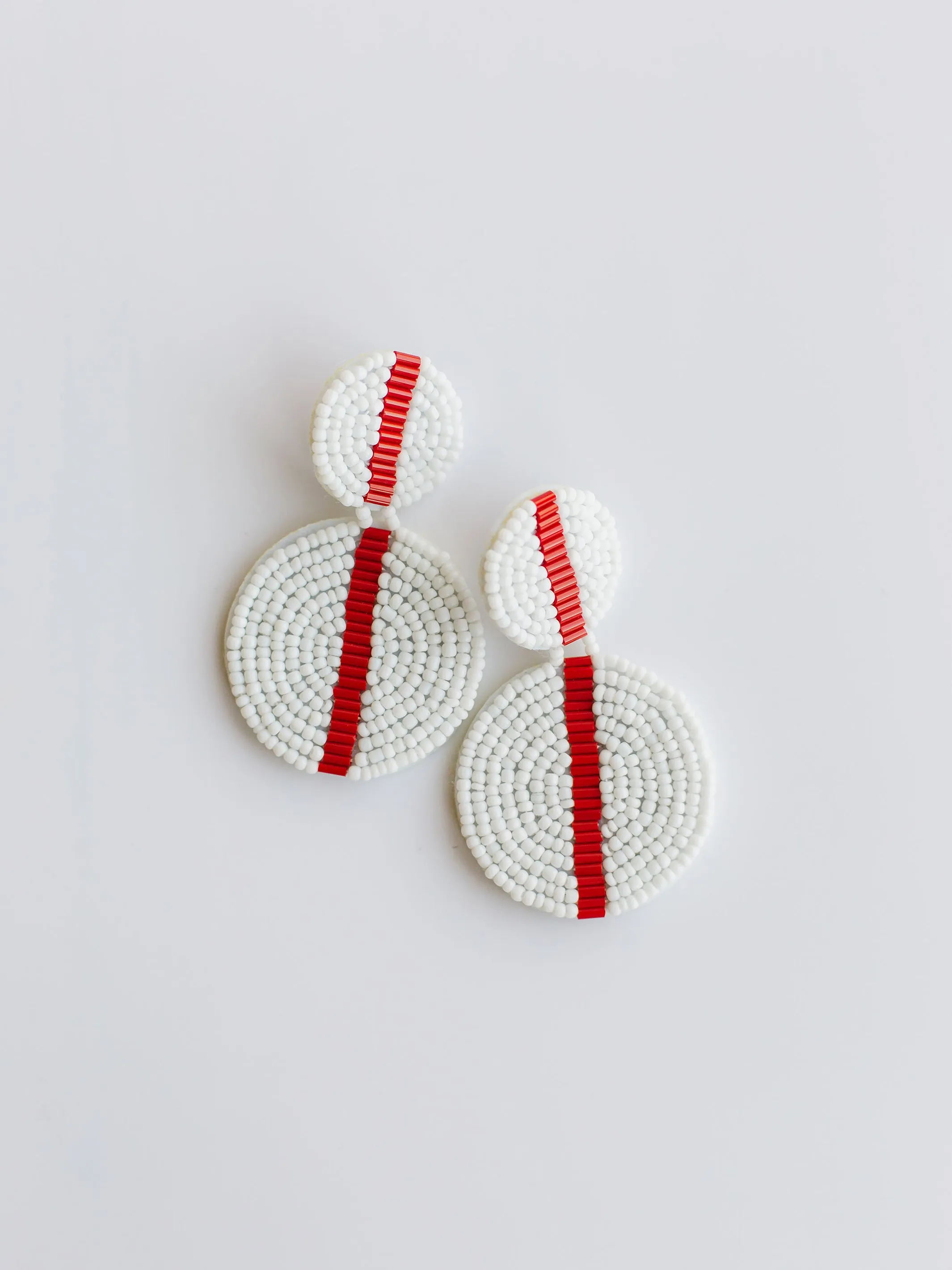 Colleen Earrings | Crimson + White sold by Michelle McDowell product image thumbnail 2
