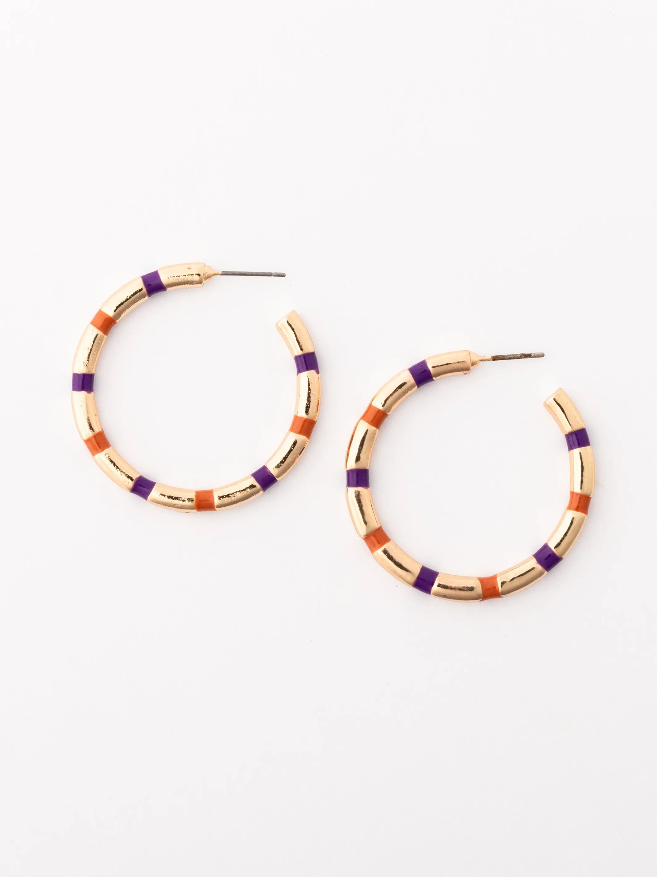 Nellie Earrings | Purple + Orange sold by Michelle McDowell product image thumbnail 2