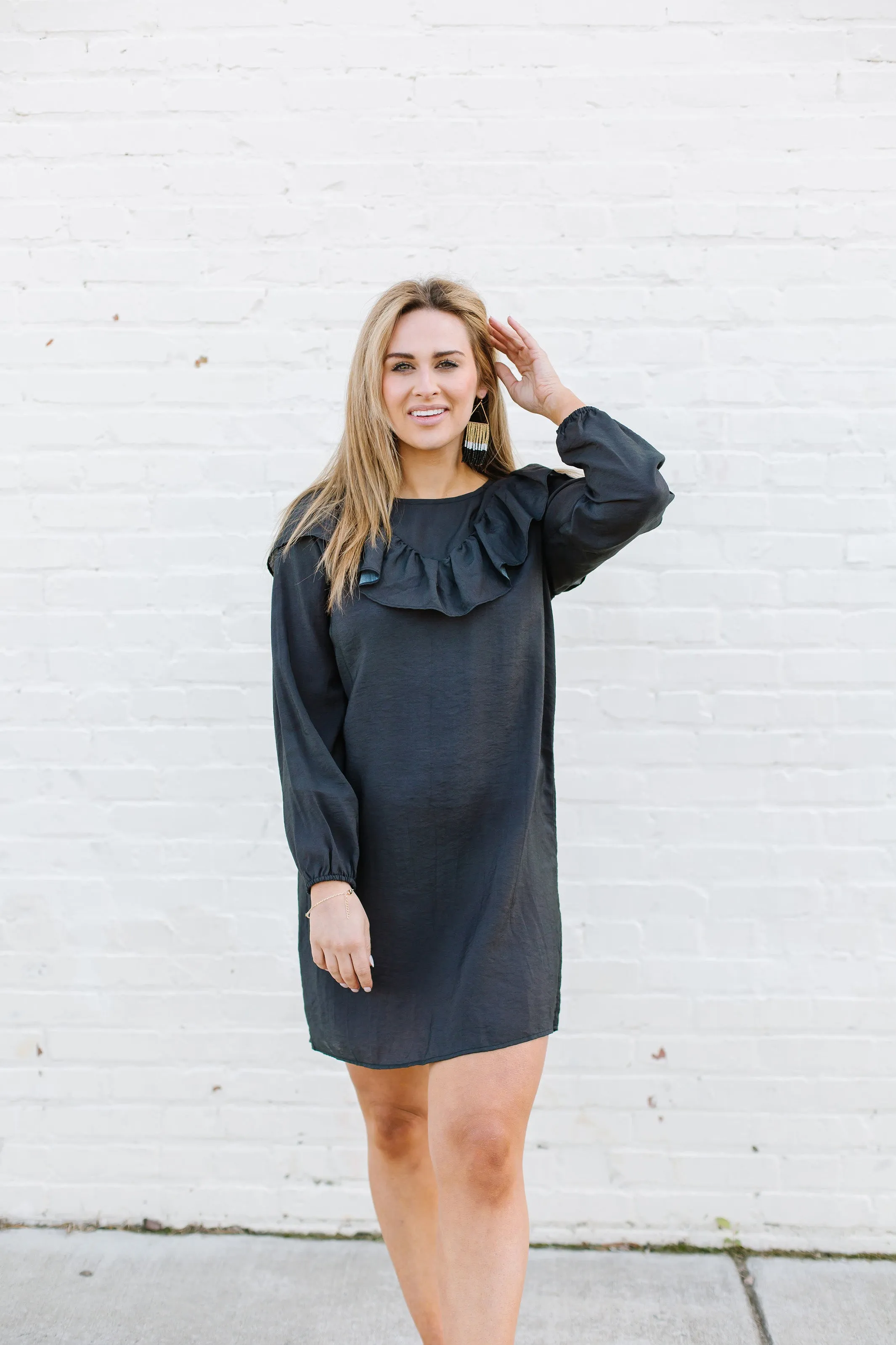 FINAL SALE - Tatum Dress | Black sold by Michelle McDowell product image thumbnail 3