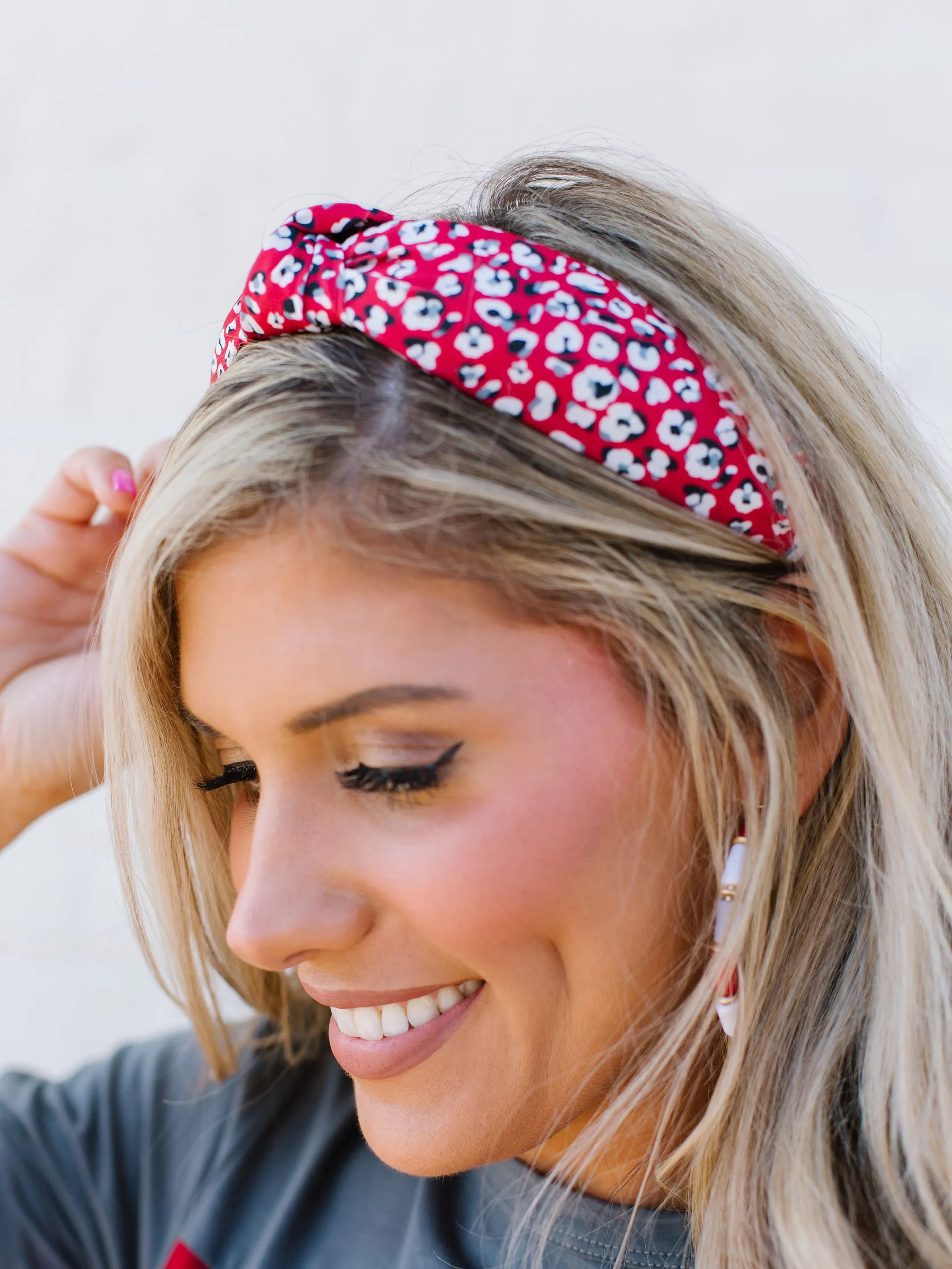 Luna Headband | Walk this Way Crimson sold by Michelle McDowell product image thumbnail 2