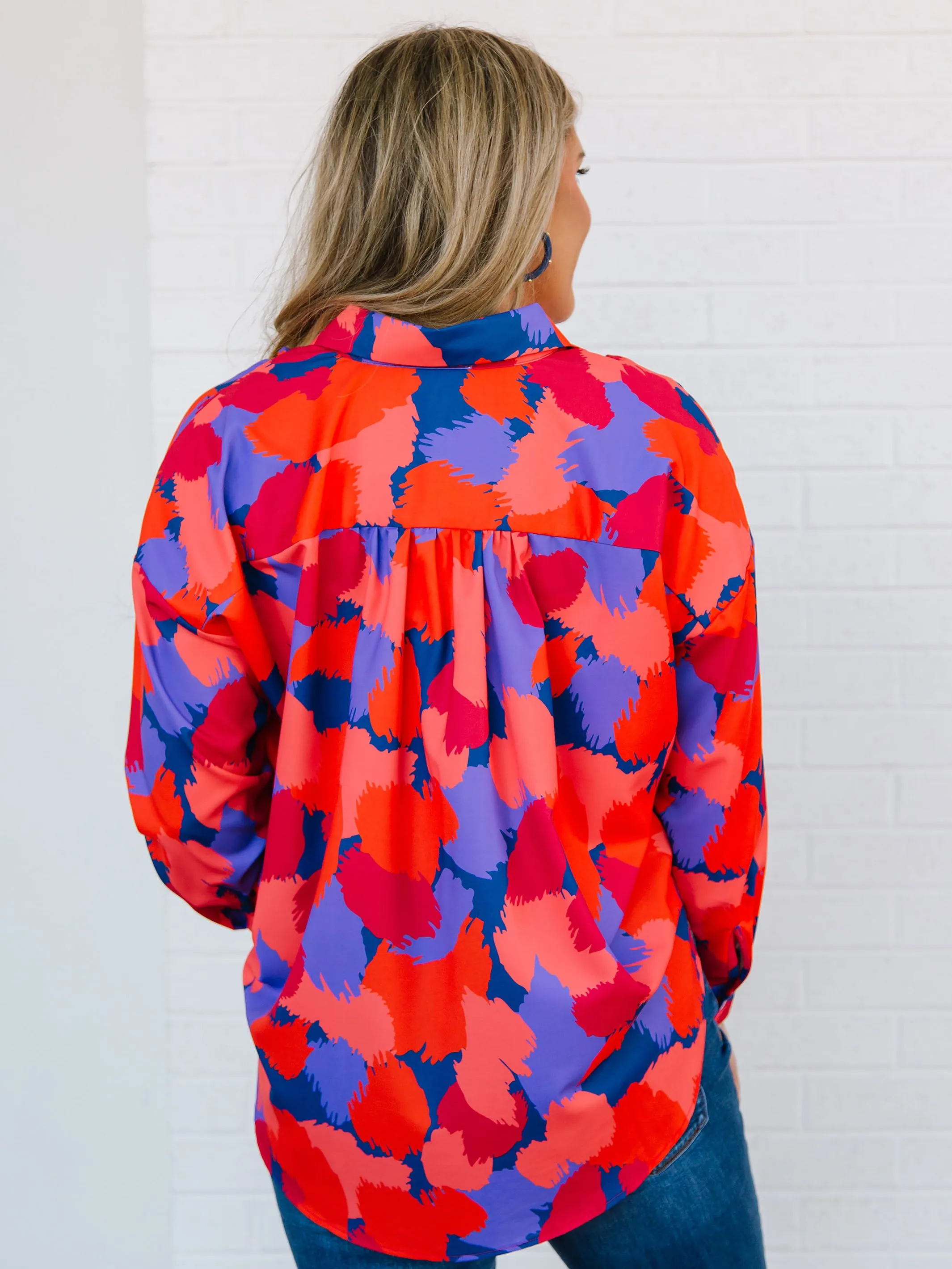 FINAL SALE - Ronan Top | Midnight Haze Orange sold by Michelle McDowell product image thumbnail 3