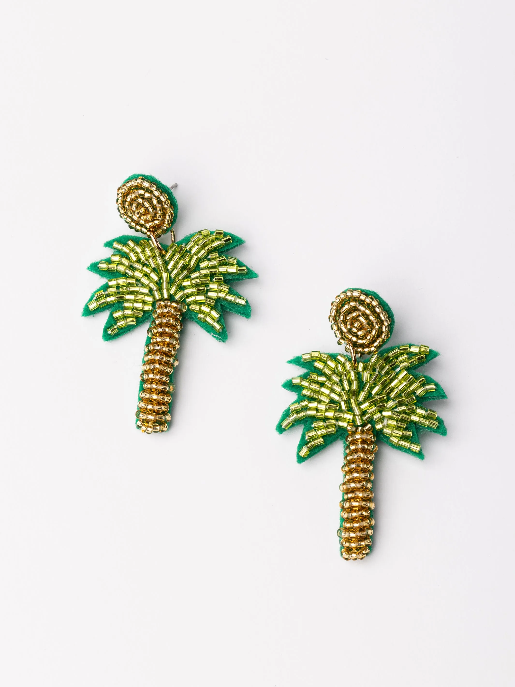 Palm Tree Earrings sold by Michelle McDowell product image thumbnail 2