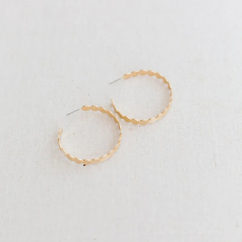 FINAL SALE - Bordeaux Earrings made by Michelle McDowell