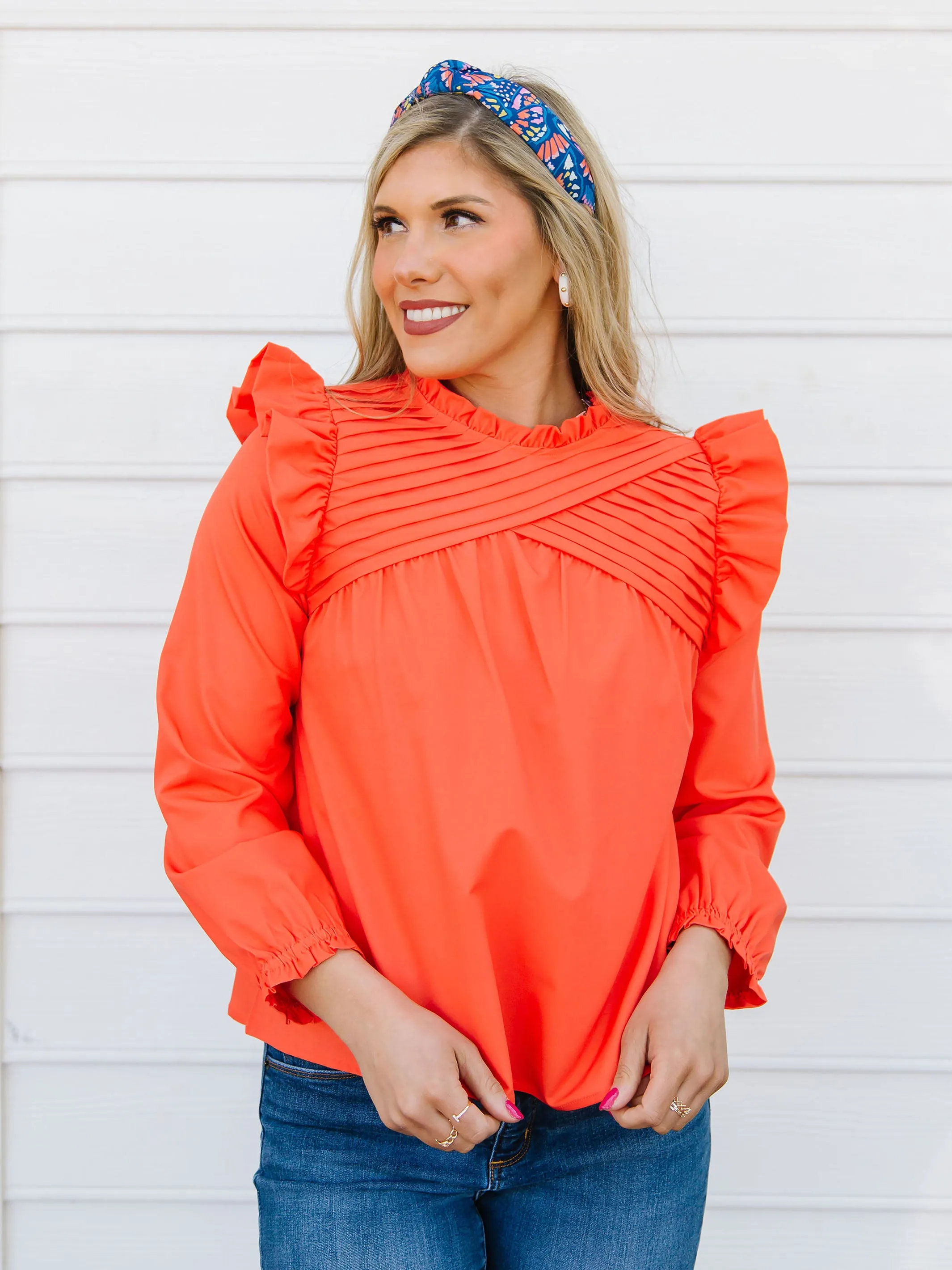 FINAL SALE - McKenna Top | Fire sold by Michelle McDowell