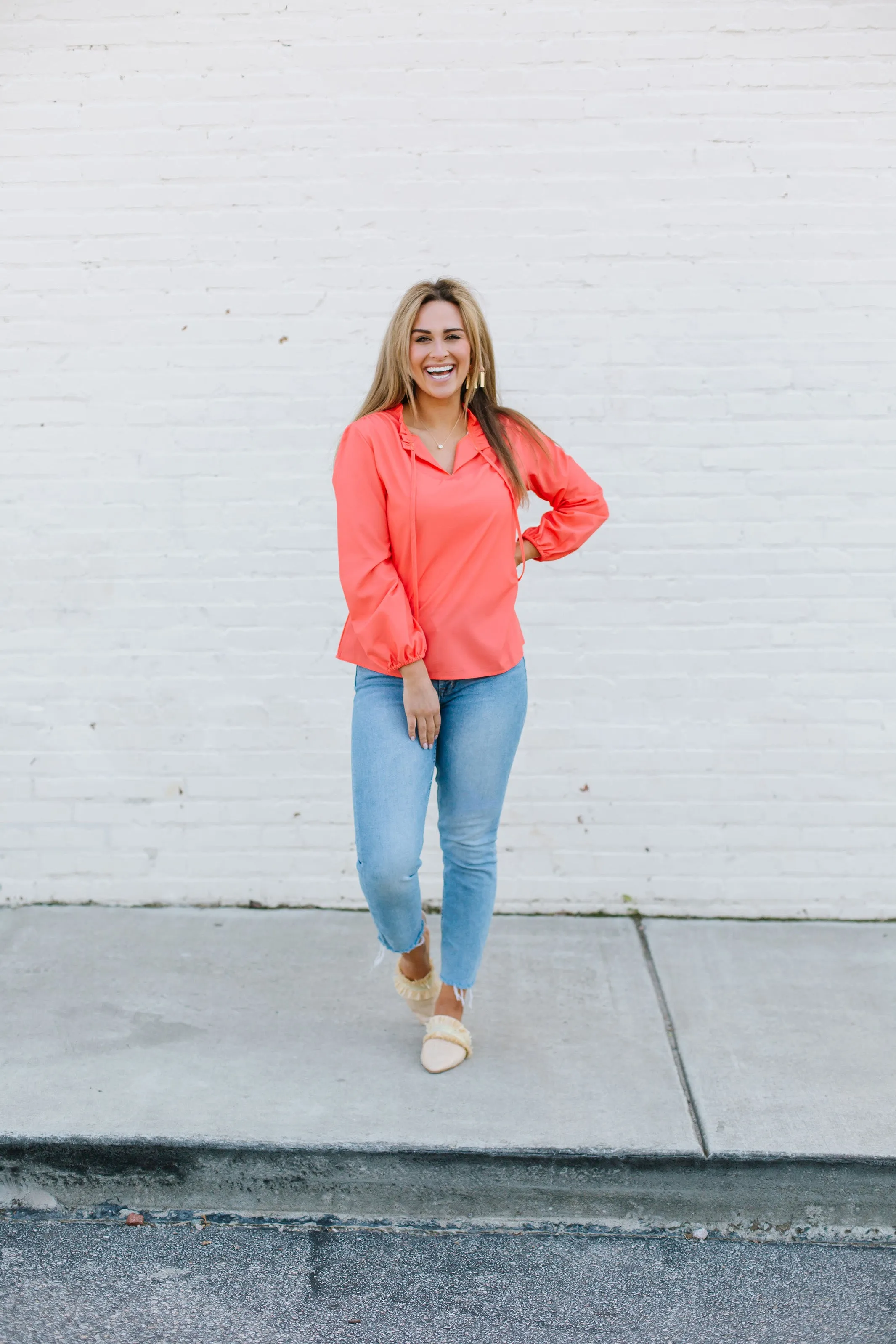 FINAL SALE - Sarah Top | Fire sold by Michelle McDowell product image thumbnail 3