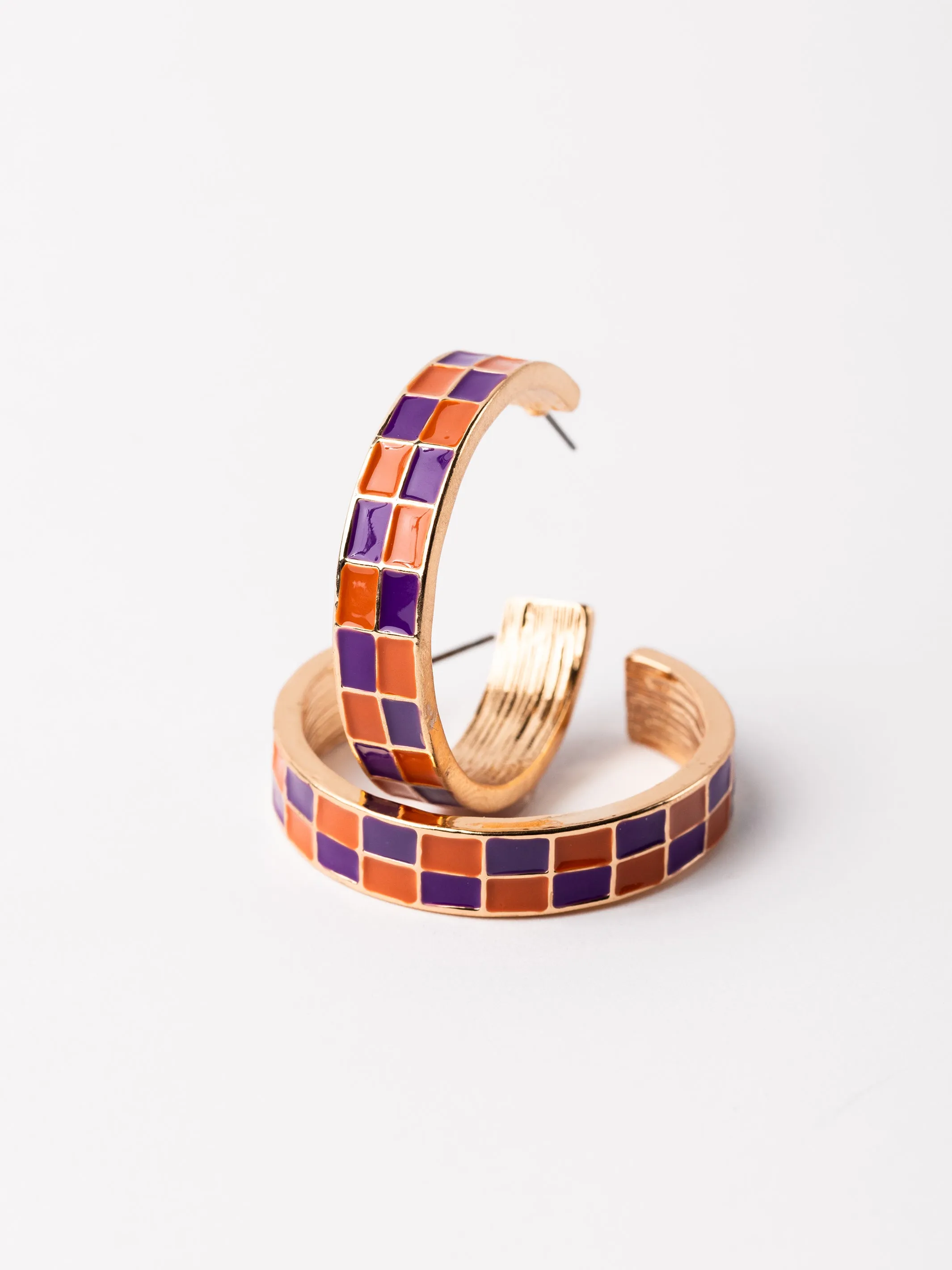 Sunny Earrings | Purple + Orange sold by Michelle McDowell product image thumbnail 2