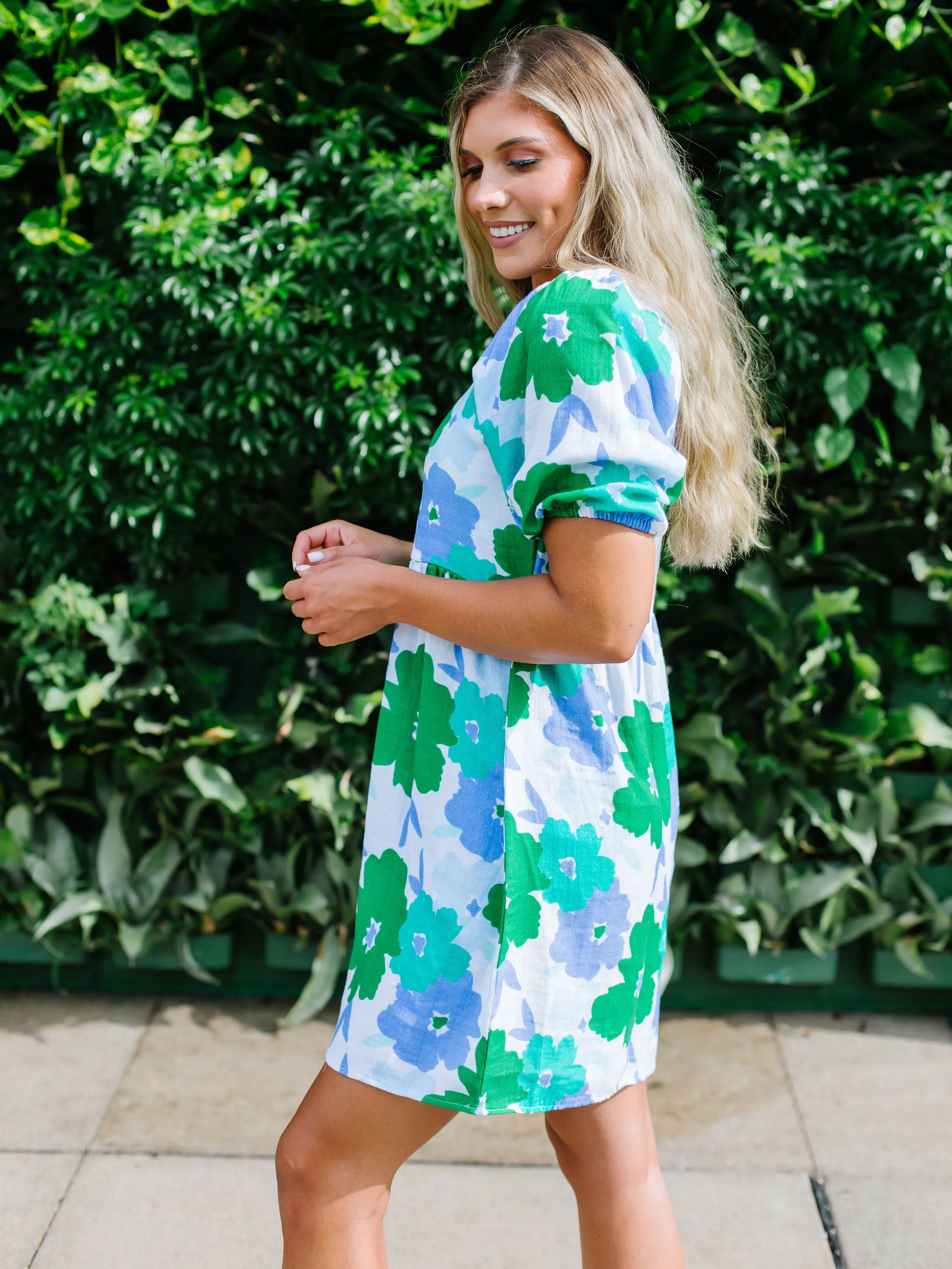 FINAL SALE - Bailey Dress | Sweeten the Day Blue sold by Michelle McDowell product image thumbnail 2