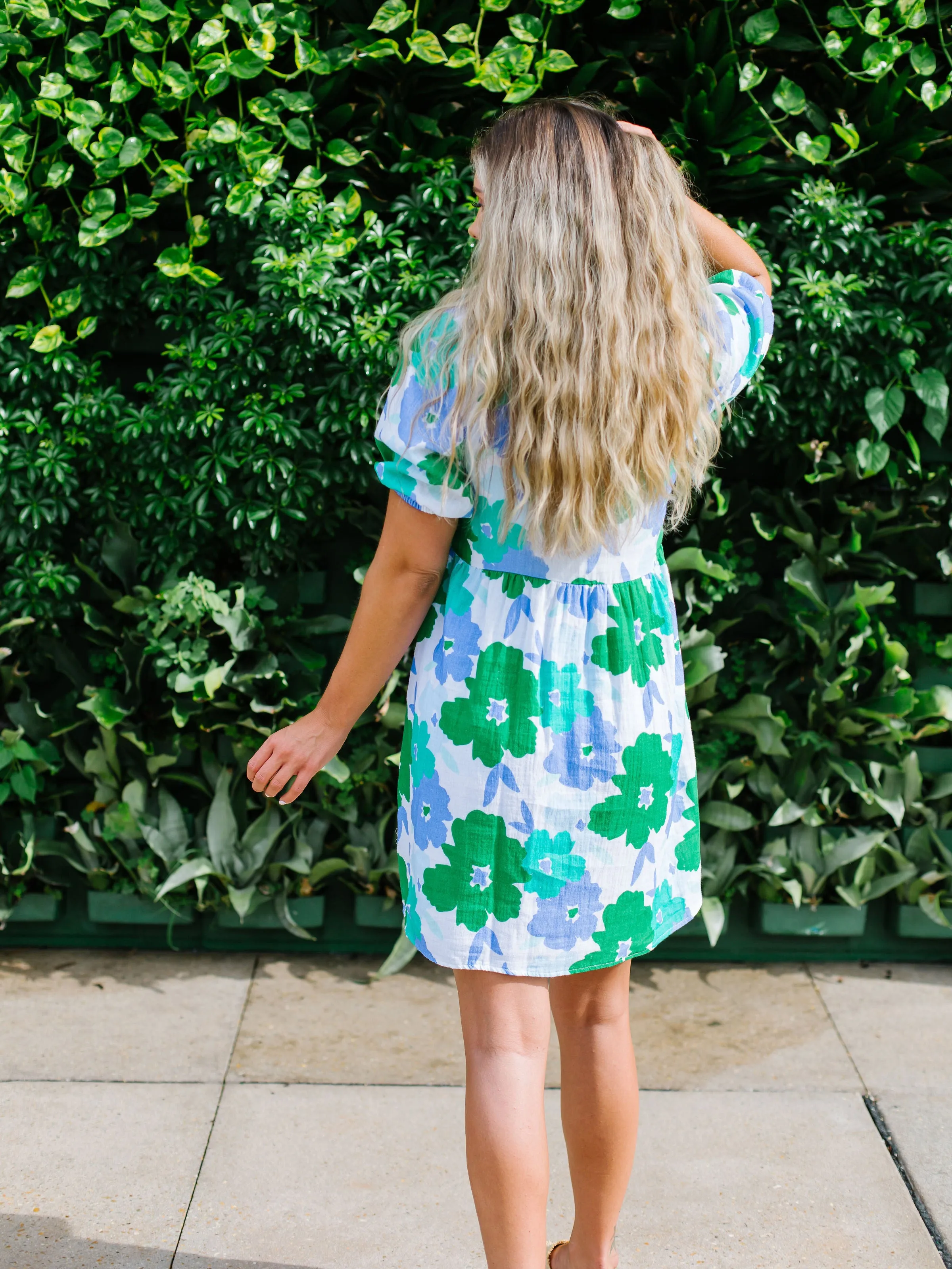 FINAL SALE - Bailey Dress | Sweeten the Day Blue sold by Michelle McDowell product image thumbnail 3