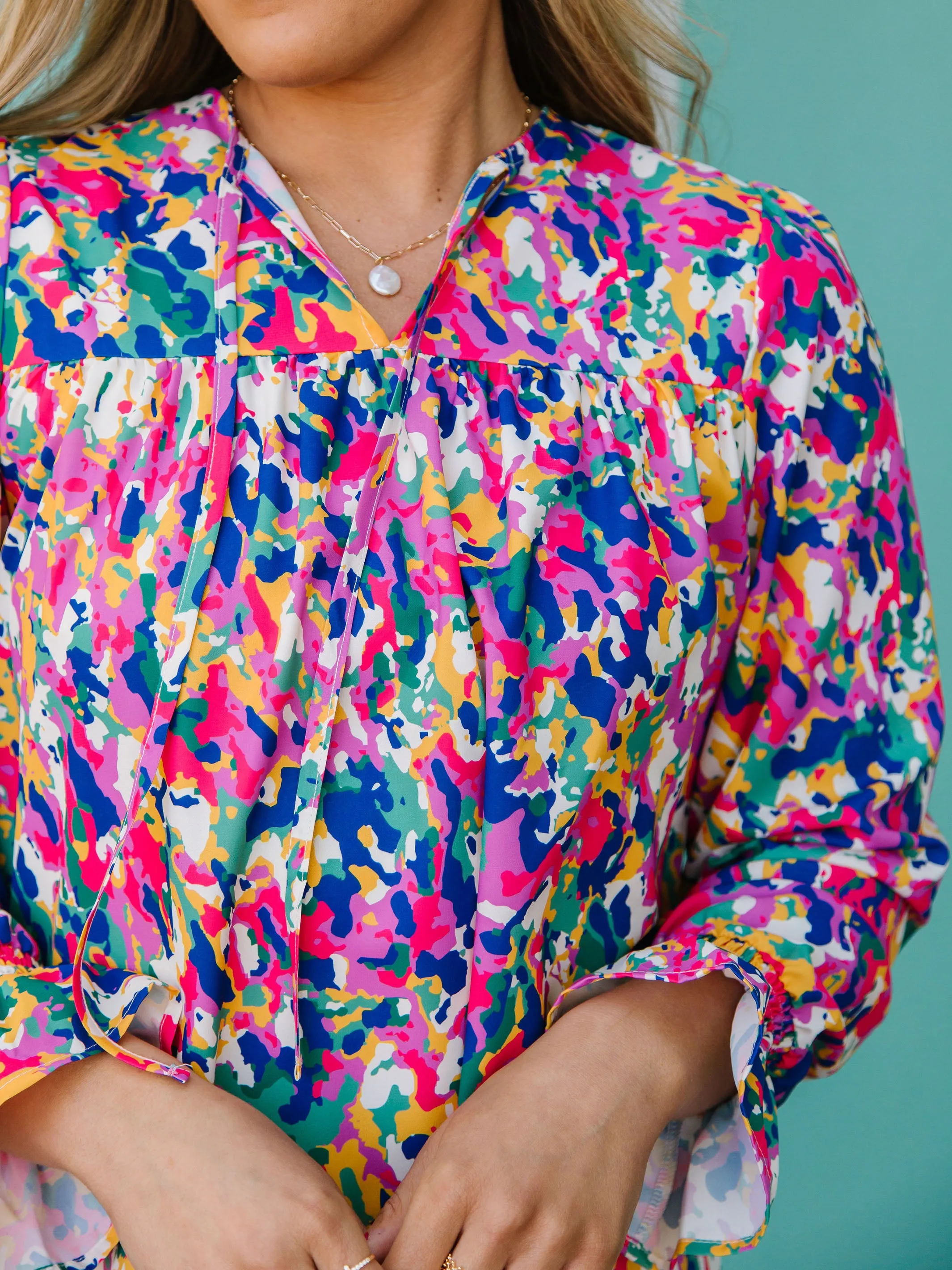 FINAL SALE - Elena Top | Honey Crisp Pink sold by Michelle McDowell product image thumbnail 2