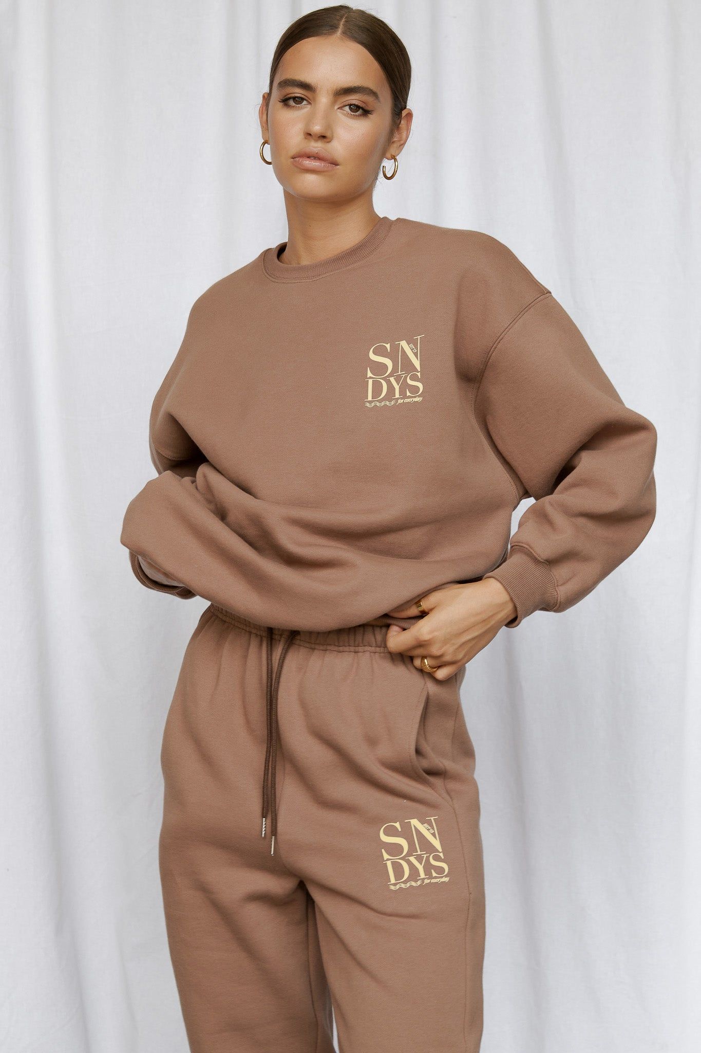 RHODES CREWNECK - MOCHA sold by Sndys product image thumbnail 3