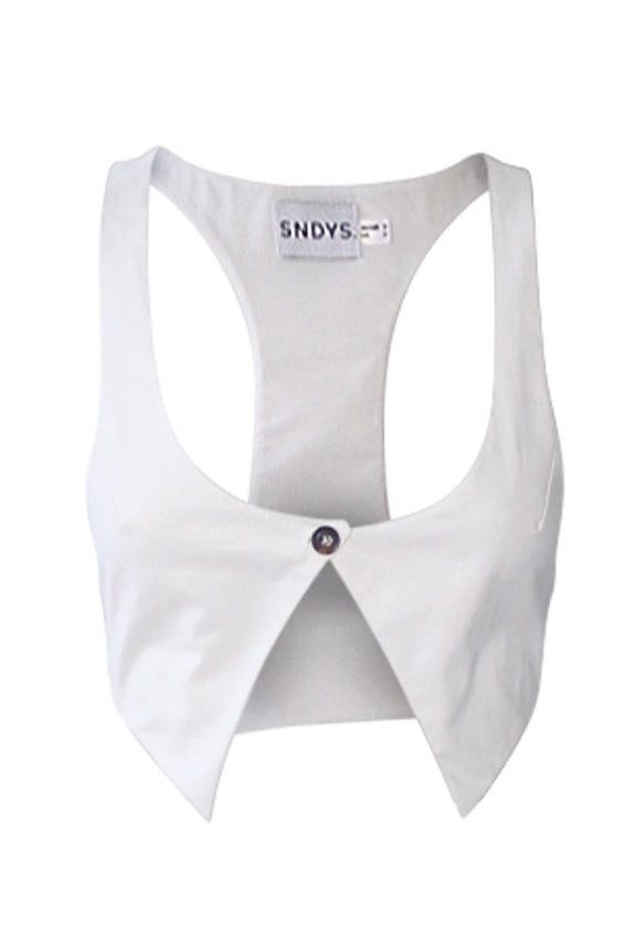 BELLS VEST - WHITE sold by Sndys product image thumbnail 5