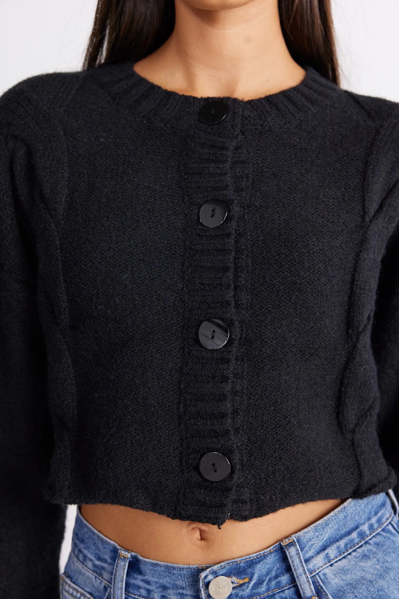 LAINE CABLE CARDIGAN sold by Sndys product image thumbnail 5