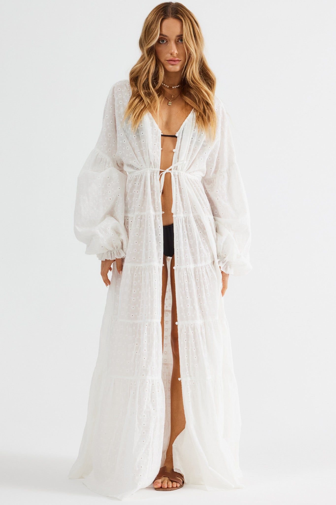 POSY MAXI DRESS - WHITE sold by Sndys product image thumbnail 10