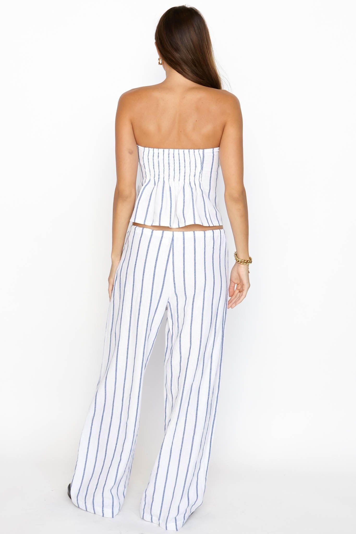 ISLA TOP - BLUE STRIPE sold by Sndys product image thumbnail 2