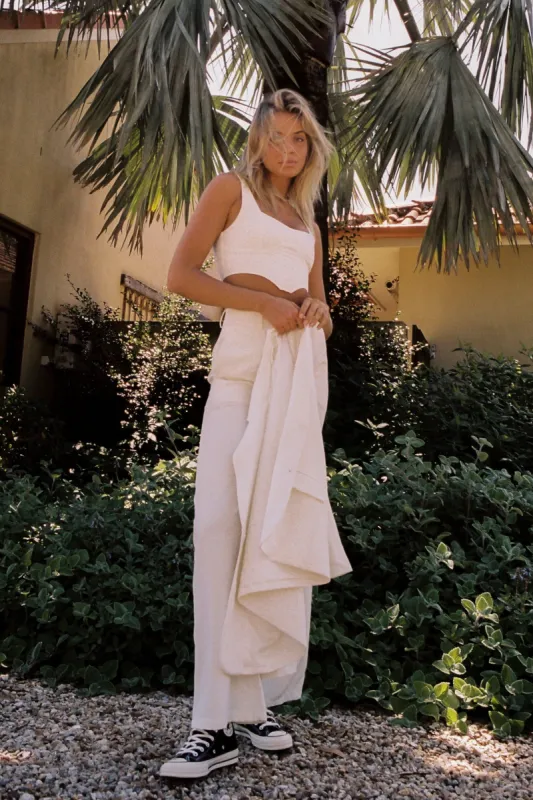 ANYA CORSET TOP - WHITE sold by Sndys