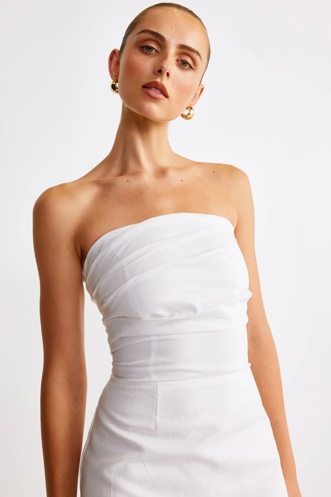 ROMI LINEN MINI DRESS sold by Sndys product image thumbnail 4