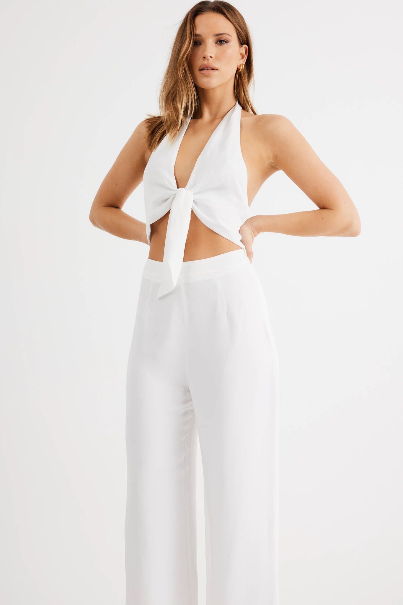 AURA JUMPSUIT - WHITE sold by Sndys product image thumbnail 2