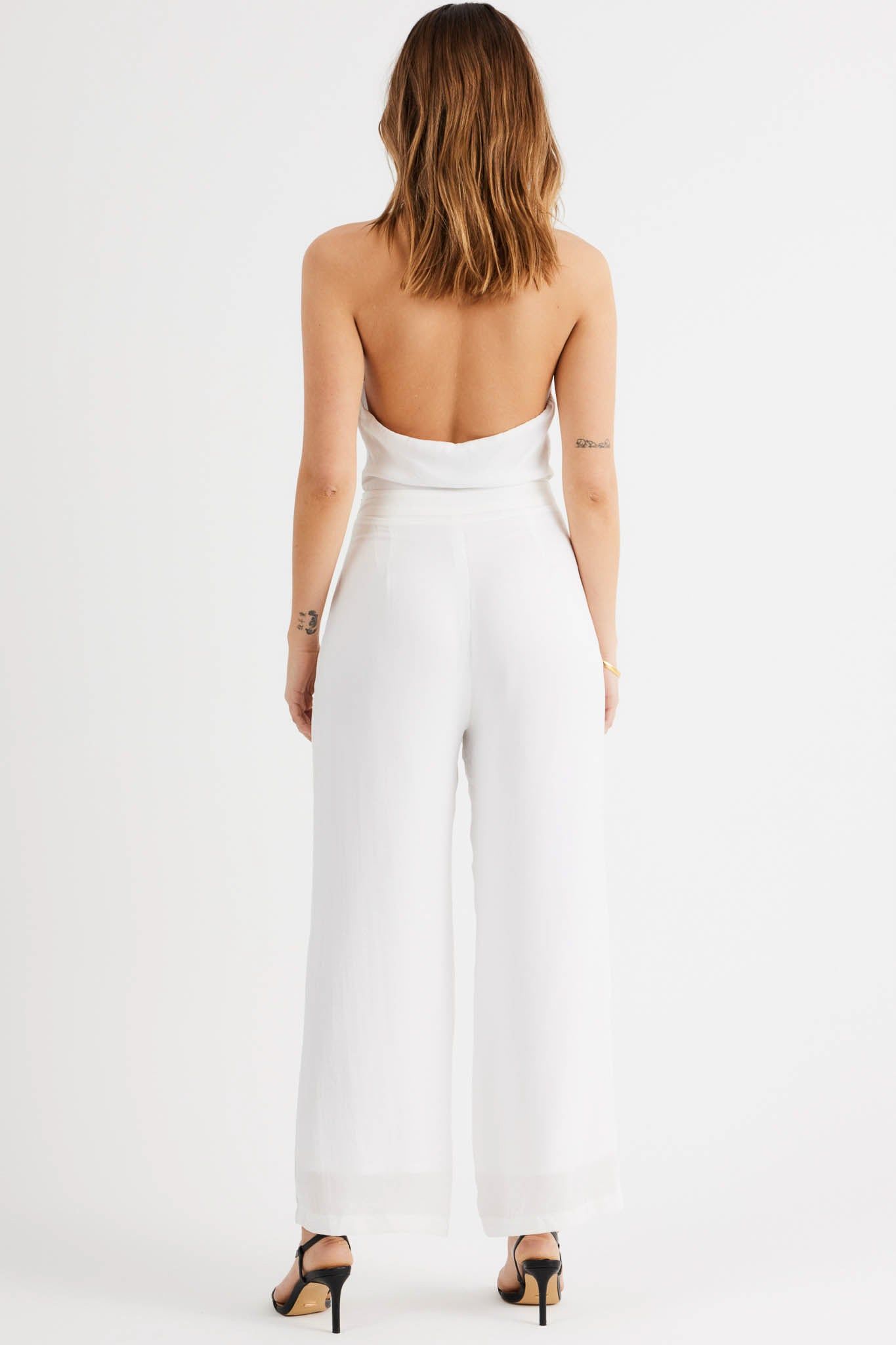 AURA JUMPSUIT - WHITE sold by Sndys product image thumbnail 3