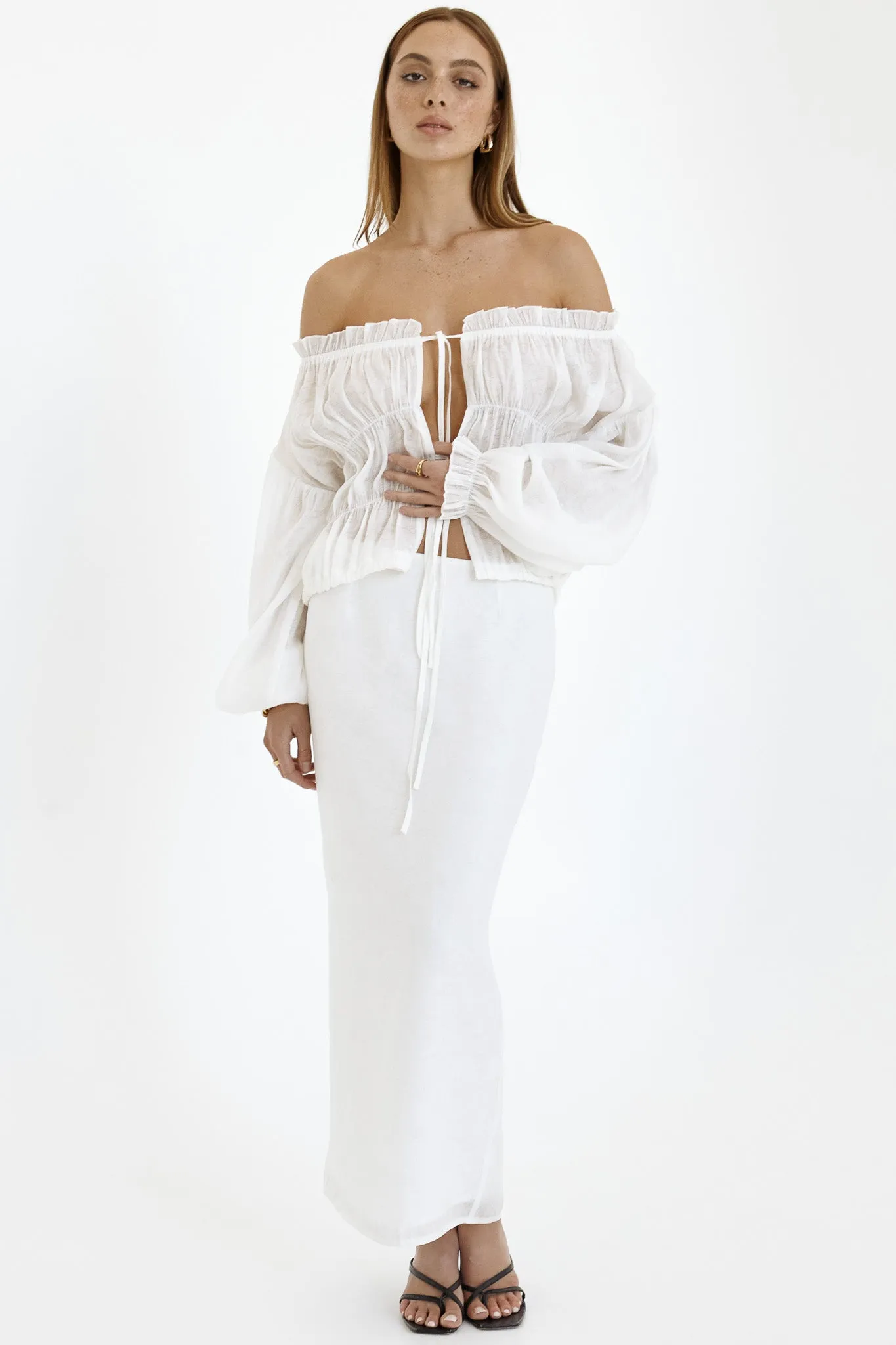 TAMSYN OFF SHOULDER TOP sold by Sndys product image thumbnail 4