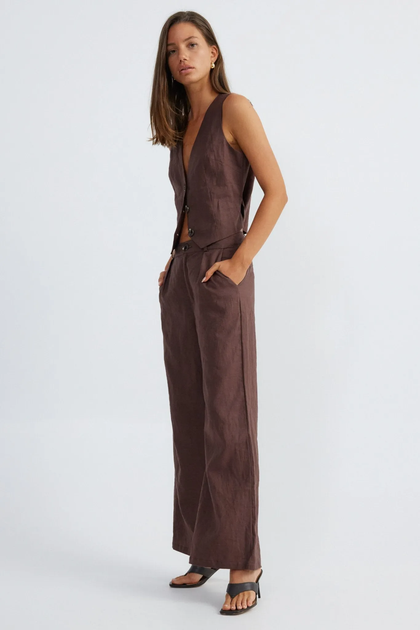 HALE LINEN PANTS sold by Sndys product image thumbnail 3