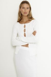 ETTA TOP - WHITE sold by Sndys