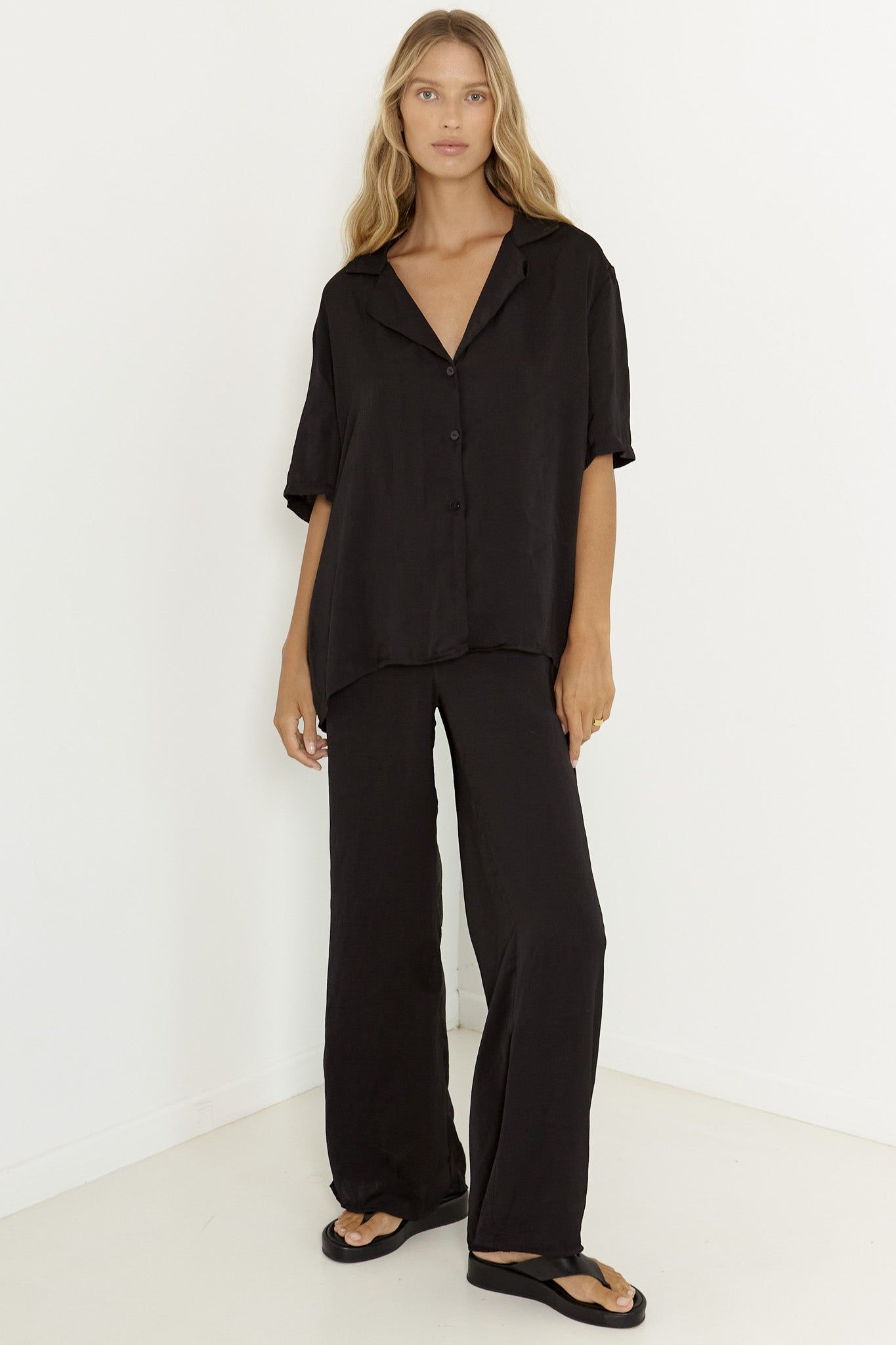 HALLIE SHIRT - BLACK sold by Sndys product image thumbnail 3