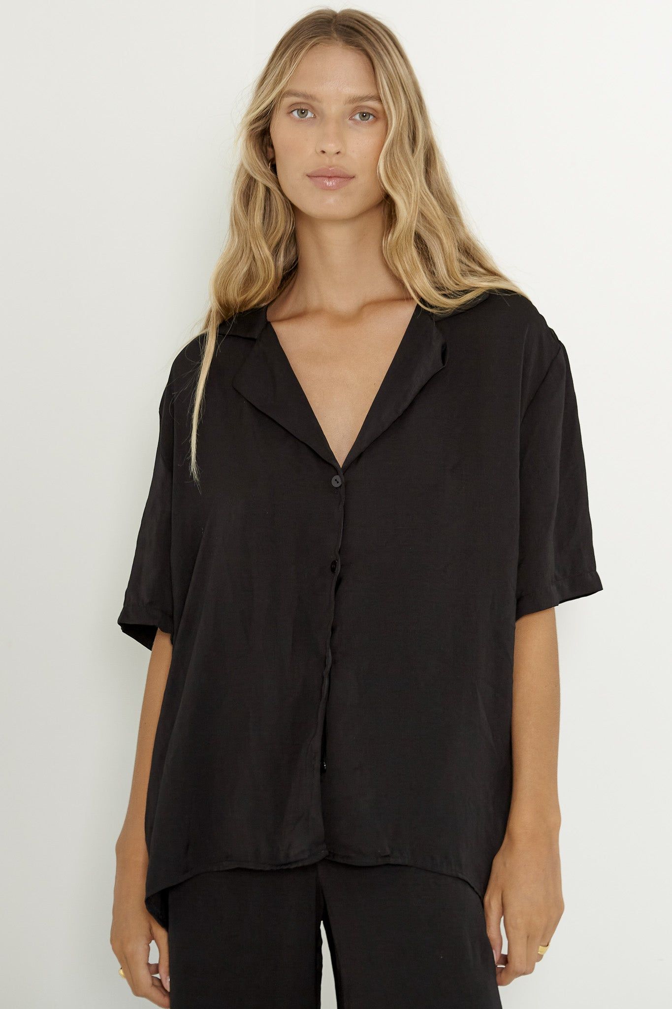 HALLIE SHIRT - BLACK sold by Sndys product image thumbnail 4