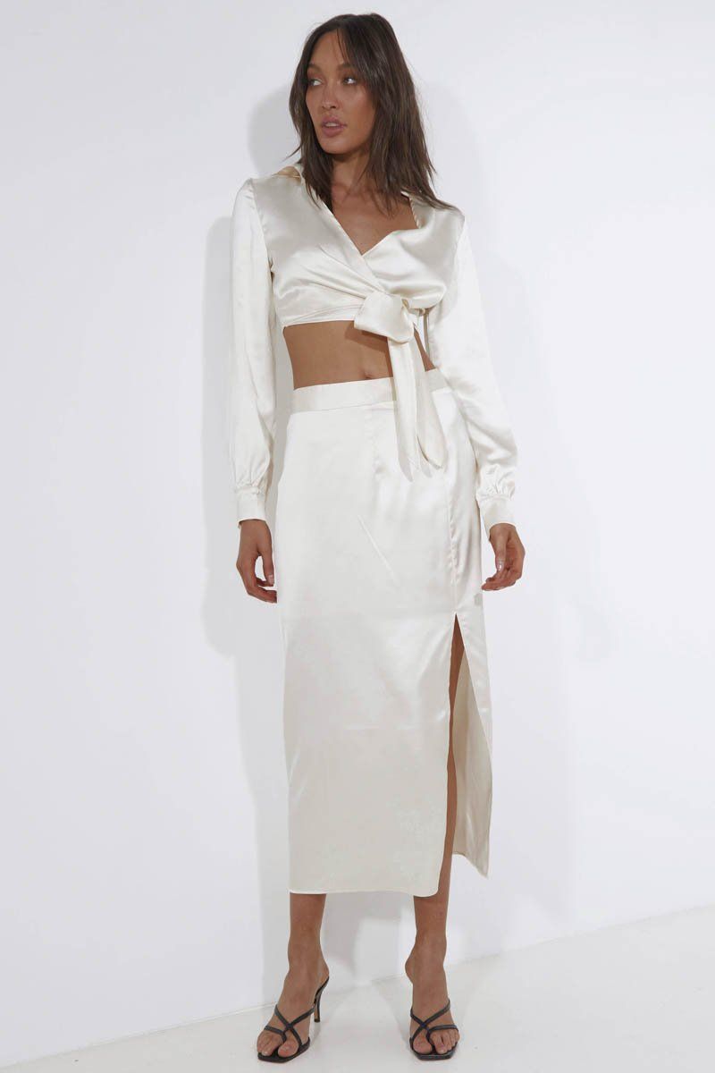 NIKITA SKIRT - CHAMPAGNE sold by Sndys product image thumbnail 2